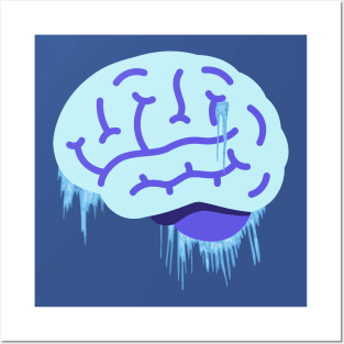 Brain Freeze Posters and Art